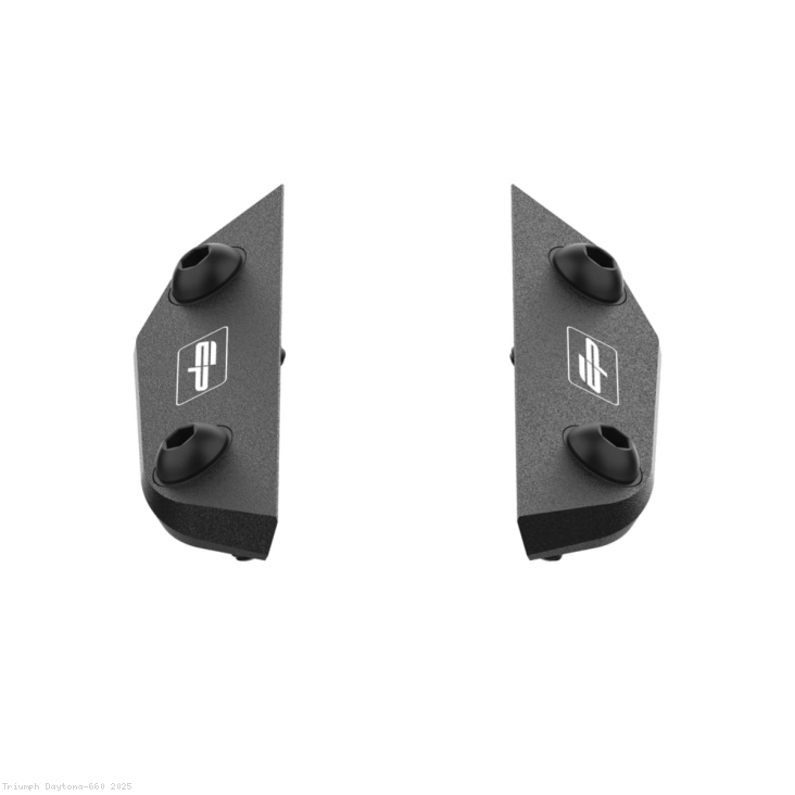 Mirror Block Off Plates by Evotech Performance Triumph / Daytona 660 / 2025