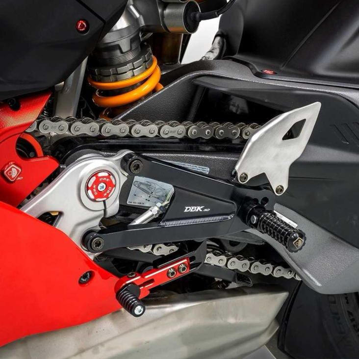 Adjustable Rearsets by DBK Special Parts