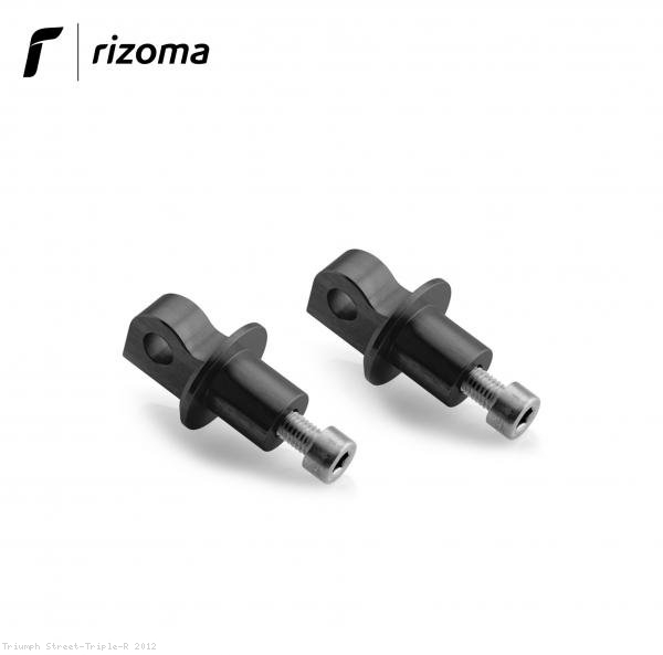 PE760B Rizoma Rider Footpeg Adapter Kit Triumph / Street Triple R / 2012