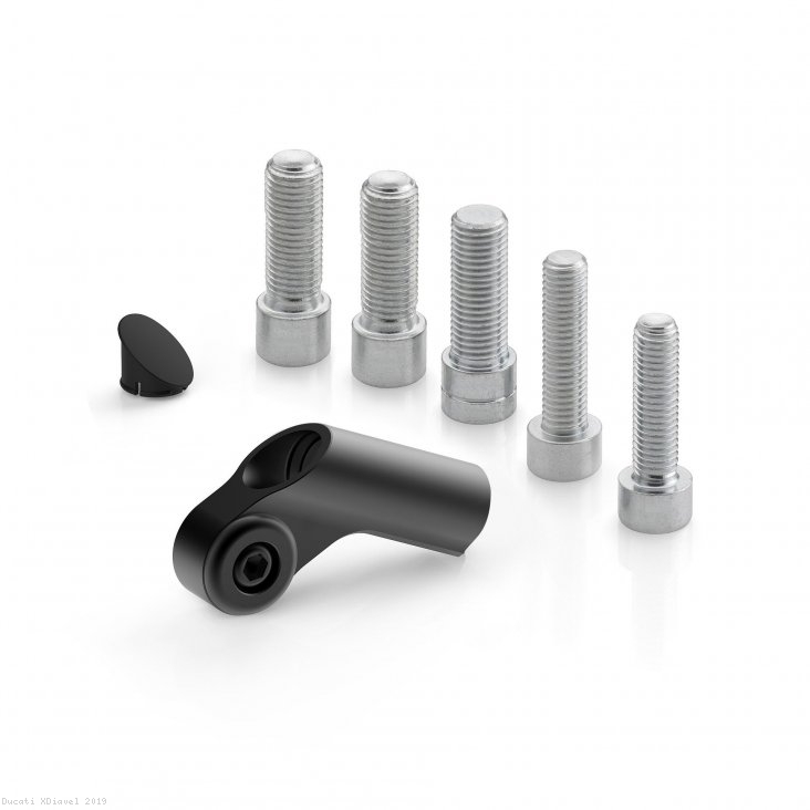 Rizoma Side Mount Style Mirror Adapter BS887B Ducati / XDiavel / 2019