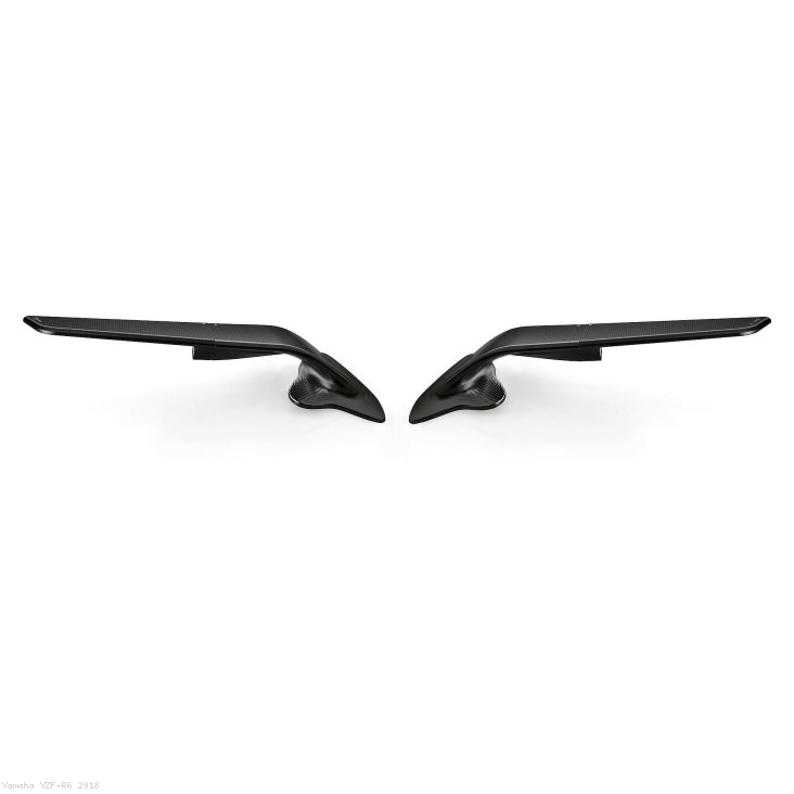 "STEALTH" Sport Mount Style Winglet Mirror Set by Rizoma yamaha r6 r1 r7 r9 Yamaha / YZF-R6 / 2018