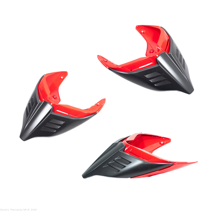 Carbon Fiber Solo Seat with Ducati Red Accent by Ilmberger Carbon Ducati / Panigale V4 R / 2019