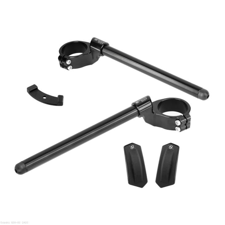 Lifted Clip-On Handlebars by Bonamici Suzuki / GSX-8S / 2023