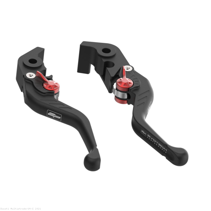 Shorty Brake And Clutch Lever Set by Evotech Ducati / Multistrada V4 S / 2021