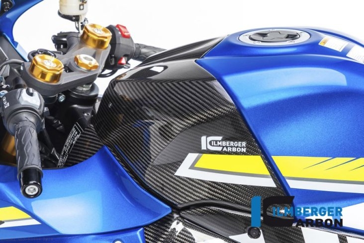 Carbon Fiber Upper Tank Cover by Ilmberger Carbon Suzuki