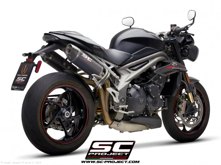 Oval Exhaust by SC-Project Triumph / Speed Triple S / 2020