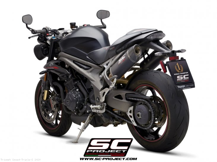 Oval Exhaust by SC-Project Triumph / Speed Triple S / 2020