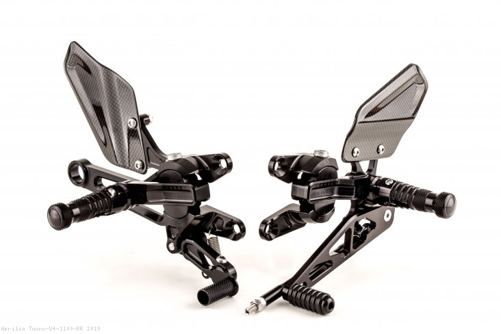 VCR38GT Adjustable Rearsets by Gilles Tooling Aprilia / Tuono V4 1100 RR / 2019