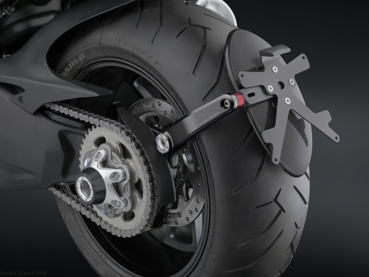 Side Arm Tail Tidy License Plate Kit by Rizoma Ducati / Diavel / 2018