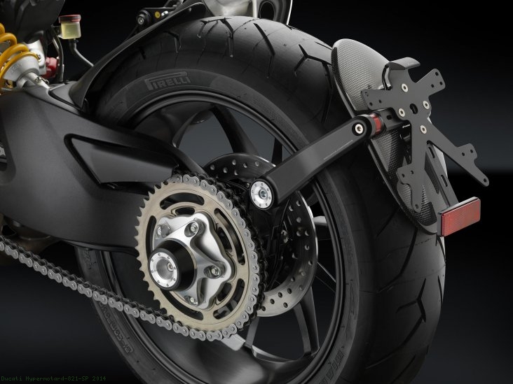 Side Arm Tail Tidy License Plate Kit by Rizoma Ducati / Hypermotard 821 SP / 2014