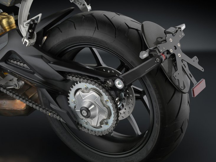 Side Arm Tail Tidy License Plate Kit by Rizoma