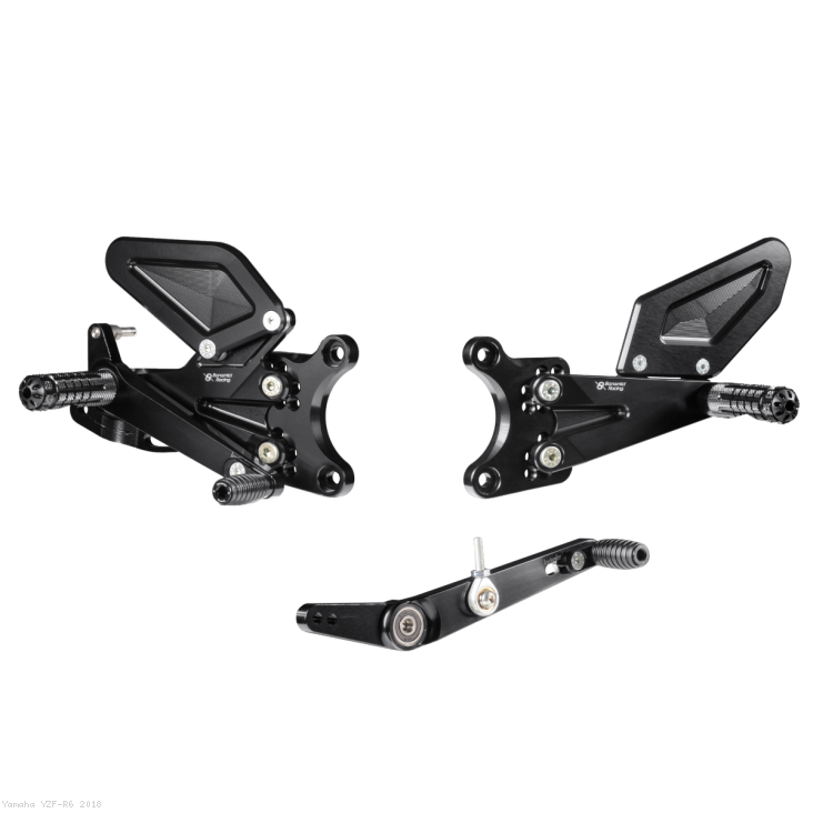 Adjustable Rearsets by Bonamici Yamaha / YZF-R6 / 2018