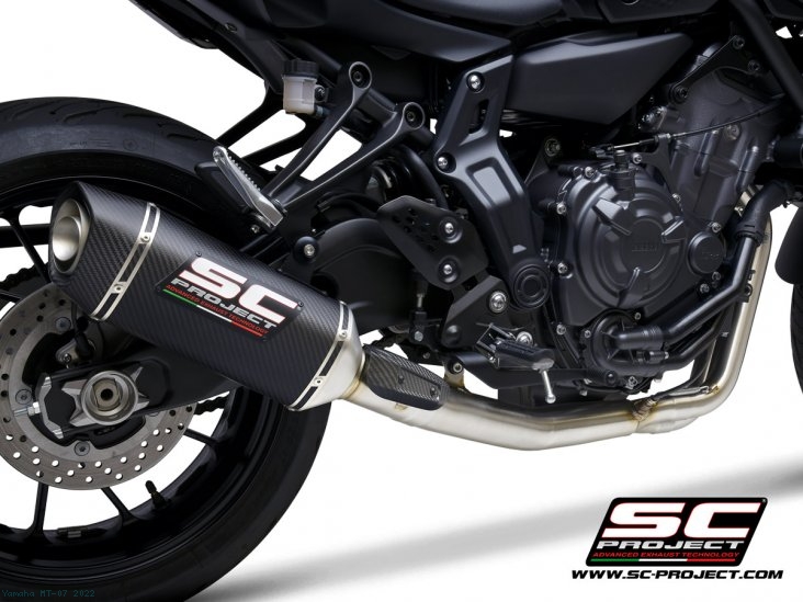 SC1-S Exhaust by SC-Project Yamaha / MT-07 / 2022