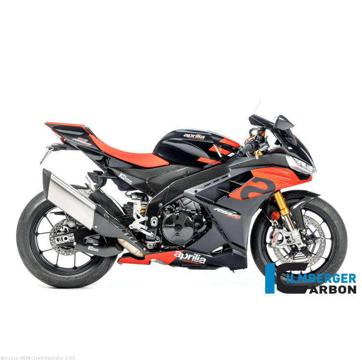Aprilia RSV4 Tuono Carbon Fiber Clutch Cover by Ilmberger Carbon Aprilia / RSV4 1100 Factory / 2023
