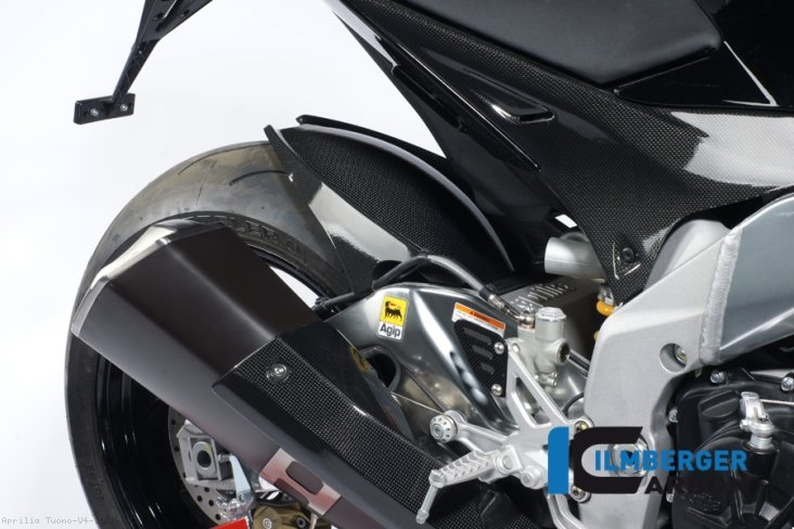 Carbon Fiber Rear Hugger by Ilmberger Carbon Aprilia / Tuono V4 1100 Factory / 2019