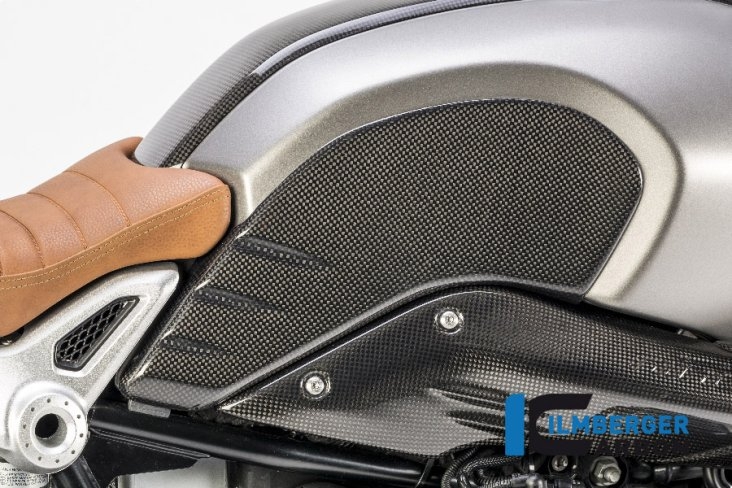 Carbon Fiber Side Tank Cover by Ilmberger Carbon BMW / R nineT Scrambler / 2022