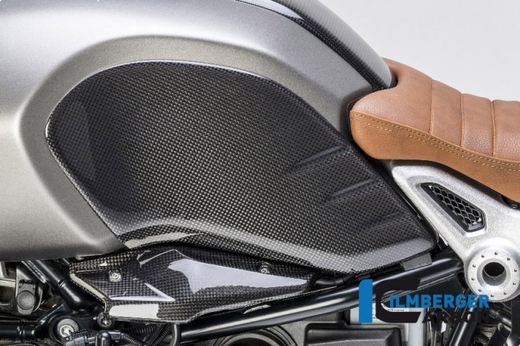 Carbon Fiber Side Tank Cover by Ilmberger Carbon BMW / R nineT Scrambler / 2023