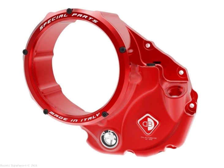 Clear Clutch Cover Oil Bath by Ducabike Ducati / Supersport S / 2021