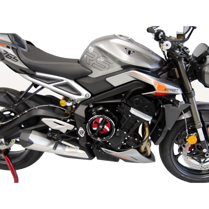 Clear Clutch Cover Oil Bath by DBK Special Parts