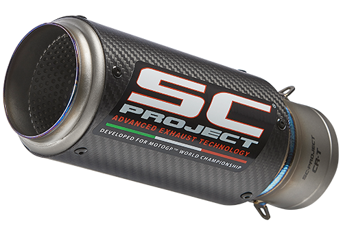Replacement CR-T Exhaust Silencer for SC-Project 65mm Link Pipe Universal