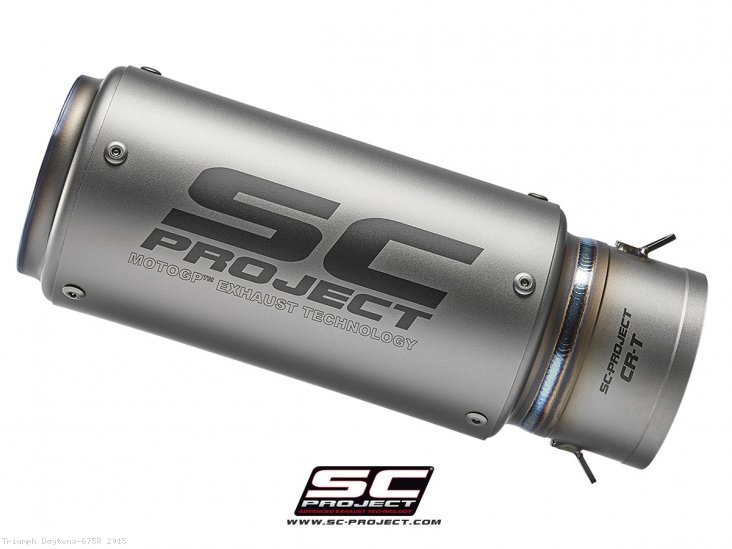CR-T Exhaust by SC-Project Triumph / Daytona 675R / 2015