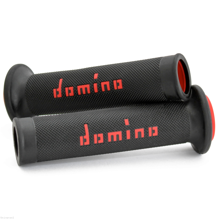Domino MotoGP Rubber Sportbike Grips A01041C Universal Yamaha R1 R6 R7 R9 BMW Ducati Panigale V2 V4 Streetfighter Aprilia RSV4 Kawsaki ZX-10R ZX-6R Honda CBR1000RR Triumph Street Triple 765 CBR650R 636 MT-09 MT-07 Universal