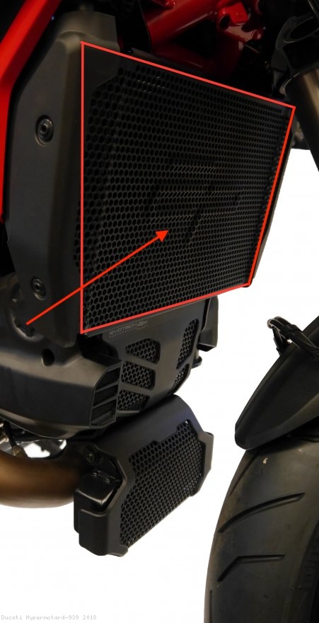 Radiator Guard by Evotech Performance Ducati / Hypermotard 939 / 2018