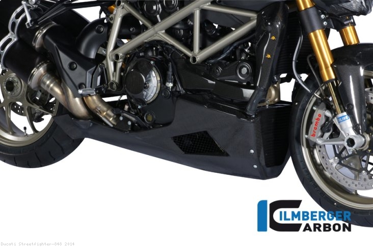 Carbon Fiber Bellypan by Ilmberger Carbon Ducati / Streetfighter 848 / 2014
