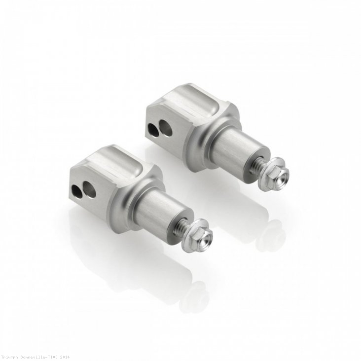 PE766B Rizoma Rider Footpeg Adapter Kit Triumph / Bonneville T100 / 2014