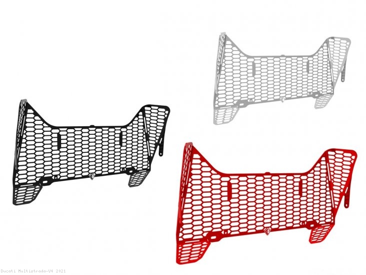 Aluminum Radiator Guard by DBK Special Parts Ducati / Multistrada V4 / 2021