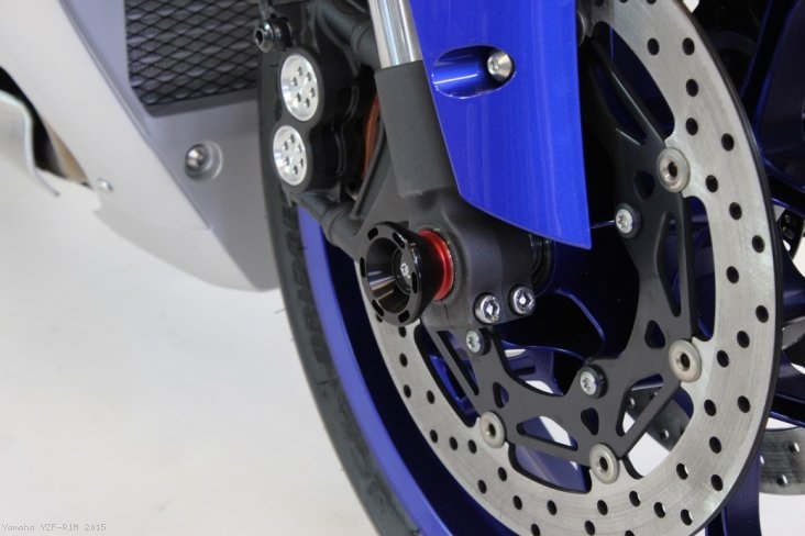 GTA Track Style Front Fork Axle Sliders by Gilles Tooling Yamaha / YZF-R1M / 2015