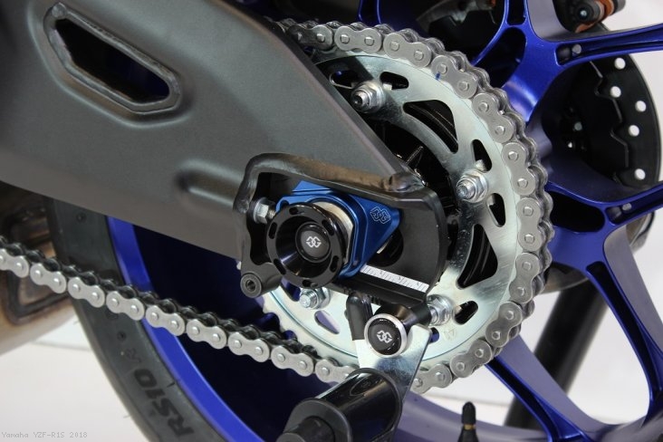 GTA Track Style Rear Axle Sliders by Gilles Tooling Yamaha / YZF-R1S / 2018