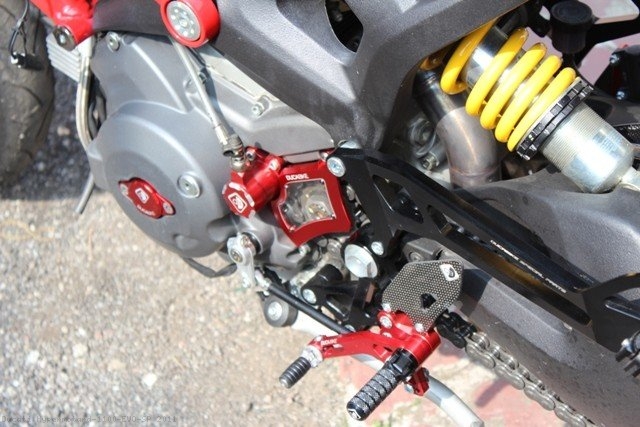 Billet Aluminum Sprocket Cover by Ducabike Ducati / Hypermotard 1100 EVO SP / 2011