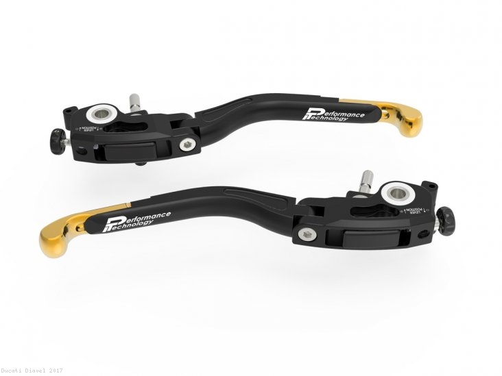 Adjustable Folding Brake and Clutch Lever Set by Ducabike Ducati / Diavel / 2017
