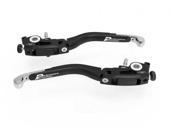 Adjustable Folding Brake and Clutch Lever Set by Ducabike