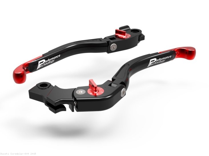 Adjustable Folding Brake and Clutch Lever Set by Performance Technology Ducati / Scrambler 800 / 2015
