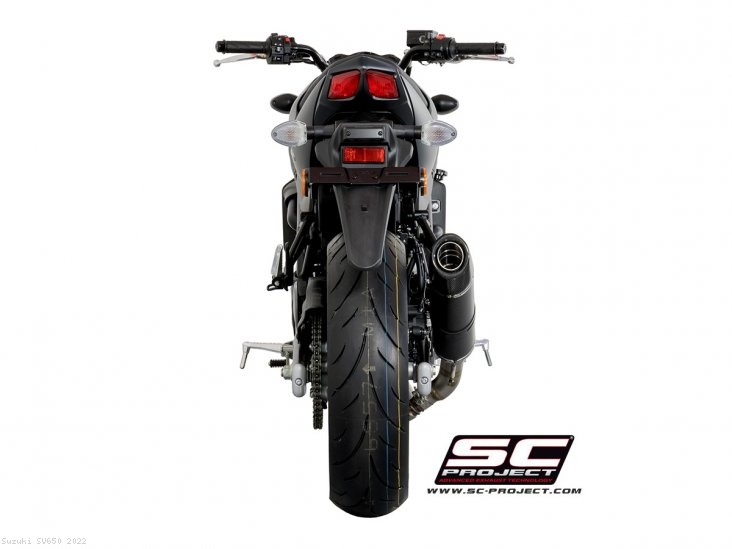 Oval Exhaust by SC-Project Suzuki / SV650 / 2022