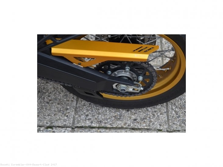 Aluminum Upper Chain Guard by Ducabike Ducati / Scrambler 800 Desert Sled / 2017