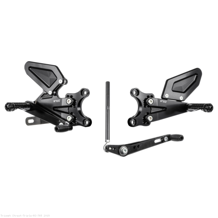 Adjustable Rearsets by Bonamici Triumph / Street Triple RS 765 / 2019