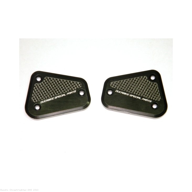 Brake and Clutch Fluid Tank Reservoir Caps by Ducabike Ducati / Streetfighter 848 / 2013