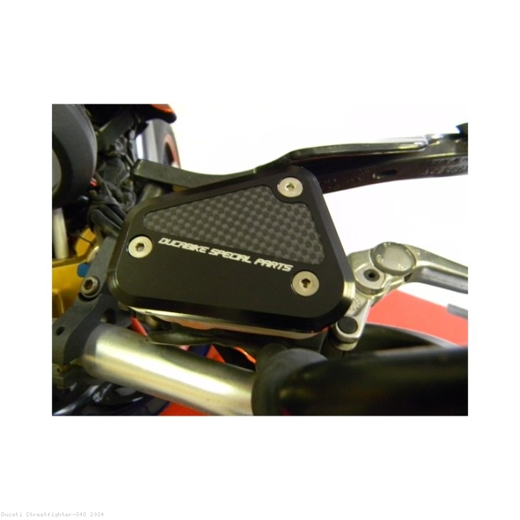 Brake and Clutch Fluid Tank Reservoir Caps by Ducabike Ducati / Streetfighter 848 / 2014