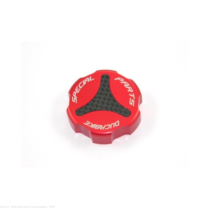 Carbon Inlay Rear Brake Fluid Tank Cap by Ducabike Ducati / 1199 Panigale Superleggera / 2014