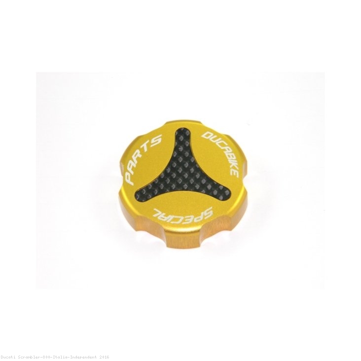 Carbon Inlay Rear Brake Fluid Tank Cap by Ducabike Ducati / Scrambler 800 Italia Independent / 2016