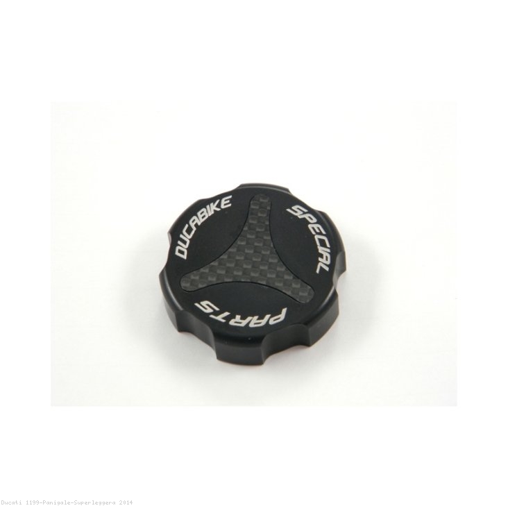 Carbon Inlay Rear Brake Fluid Tank Cap by Ducabike Ducati / 1199 Panigale Superleggera / 2014