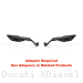 "STEALTH" Naked MAX Winglet Mirror Set by Rizoma Ducati / XDiavel / 2019