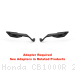 "STEALTH" Naked MAX Winglet Mirror Set by Rizoma Honda / CB1000R / 2021