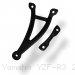 Exhaust Hanger Bracket with Passenger Peg Blockoff by Evotech Performance Yamaha / YZF-R3 / 2016