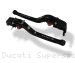 STANDARD LENGTH FOLDING BRAKE AND CLUTCH LEVER SET BY EVOTECH Ducati / Supersport / 2020