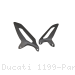 Carbon Fiber Heelguards by DBK Special Parts Ducati / 1199 Panigale R / 2013