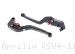 Standard Length Folding Brake And Clutch Lever Set by Evotech Aprilia / RSV4 1100 Factory / 2023